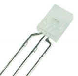 LED diode, rectangular, 2x5 mm, two-color (red-green), diffused