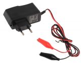 Universal baterry charger H12V1A, 12V, 1A
