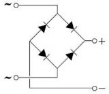 Грец схема 1.5 A/200 V, W02M - 2 - Викиват Грец схема 1.5 A/200 V, W02M - 2