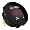 Digital voltmeter, panel, 12/24V, DC, IP67 - 1