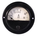 Aмперметър, 0-60 А / 300 A, AC, E15, Ф80 mm, директен - 2 - Викиват Aмперметър, 0-60 А / 300 A, AC, E15, Ф80 mm, директен - 2