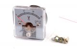 Analogue panel voltmeter, SF-50, 60 V, DC, self-contained, 50x50 mm