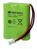 Rechargeable Battery T207, 3.6V, 550mAh, 3xAAA, Ni-Mh