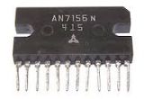 Интегрална схема AN7156N, Dual audio power amplifier 5.5W, 12-lead SIL - Викиват Интегрална схема AN7156N, Dual audio power amplifier 5.5W, 12-lead SIL