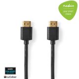 Cable HDMI male to male, 2m, CVGT34001BK20 NEDIS