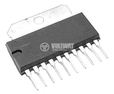 Integrated Circuit TA7205P, 5.8W Audio power amplifier, SIP10