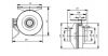 Вентилатор, промишлен, тръбен, VWR100, 220VAC, 64.1W, 220m3/h - 6