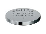 Плоска батерия CR2025, 3VDC, 170mAh, литиева, VARTA