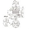 Servo motor, DC, modelHSM 150, 24VDC, 140W, 3650rpm - 2 - Vikiwat Servo motor, DC, modelHSM 150, 24VDC, 140W, 3650rpm - 2