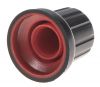 Potentiometer knob  with flange and indicator - 2