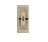 Potentiometer knob, KA483-01, white and black, 23x9x9.5mm - 2 - Vikiwat Potentiometer knob, KA483-01, white and black, 23x9x9.5mm - 2