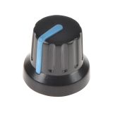 Копче за потенциометър ф16х14mm, с фланец и индикаторна линия 93821