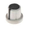 Potentiometer knob Ф17.5х15 mm with flange and indicator line - 1