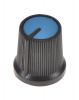 Копче за потенциометър ф15х15mm, с фланец и индикаторна линия - 1