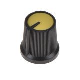Копче за потенциометър ф15х15mm, с фланец и индикаторна линия