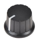 Копче за потенциометър ф24х15mm, с фланец и индикаторна линия