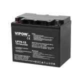 Rechargeable battery 12V 75Ah, GEL, BAT0224, VIPOW