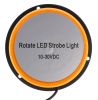 Сигнална лампа, RD-205, LED48, 10-30VDC, оранжева с магнит - 3