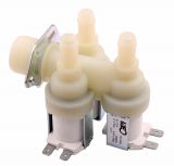 Electromagnetic triple valve for washing machines - vertical 

