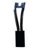 Carbon Graphite Brush SG88-8-32 8x20x32mm dual side shunt, cable lug 5mm