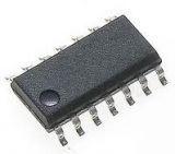 Integrated Circuit 4093, CMOS, Quad 2-input nand schmitt triggers, SMD
