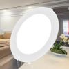 Recessed LED panel 15W, round, 220VAC, 1440lm, 6500K, cool white, 198mm, BP01-61530
 - 2