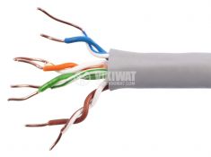 ＶＡＣＡＮ LAN CABLE UTP ＣＡＴ5E 24AWG/4PRS U/UTP CAT 5E 4PR 24AWG PVC CM LAN CABLE from China