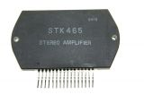 STK465, two-channel audio power amplifier, 30W, ± 28VDC, 40dB