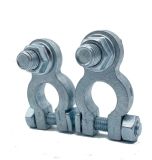 Комплект клеми за автомобилен акумулатор, винтова, цинк 12~24VDC, ф18mm