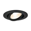 Арматура за вграждане BH03-02011, кръгла, 1x35W, GU10, черна - 1