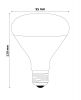 Кварцова лампа R95, 100W, 230VAC, E27 - 2