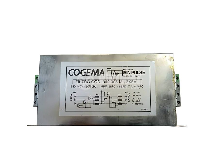 Filter Capacitor, 2.2uF+47nF, 250 / 400 VAC, COGEMA 842.005.М
 - 1 - Vikiwat Filter Capacitor, 2.2uF+47nF, 250 / 400 VAC, COGEMA 842.005.М
 - 1