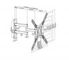 TV Ceiling Mount Stand UCH0203,23~55" - 2
