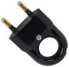 Legrand 50163 black plug with ring, 250VAC, 6А - 1
