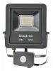 LED floodlight with sensor 30W, 230VAC, 2400lm, 3000K, warm white, IP44, waterproof, SLIM, BT61-23002 - 1