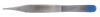 Tweezers, 120mm, straight, pointed, with a tooth - 1