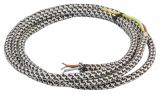 Power cord 3х1mm2, 2m without connectors with textile braid - Vikiwat Power cord 3х1mm2, 2m without connectors with textile braid