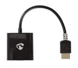 Adapter cable HDMI male to VGA female, 0.2m, NEDIS, CCBP34900AT02