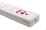 Branch UK, 5-way, without cable, with key, 250VAC, 13A - 3 - Vikiwat Branch UK, 5-way, without cable, with key, 250VAC, 13A - 3