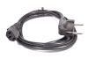 Power Cable CEE 7/7 (E / F) to IEC C13, 3x0.75mm2, 1.5m - 1 - Vikiwat Power Cable CEE 7/7 (E / F) to IEC C13, 3x0.75mm2, 1.5m - 1