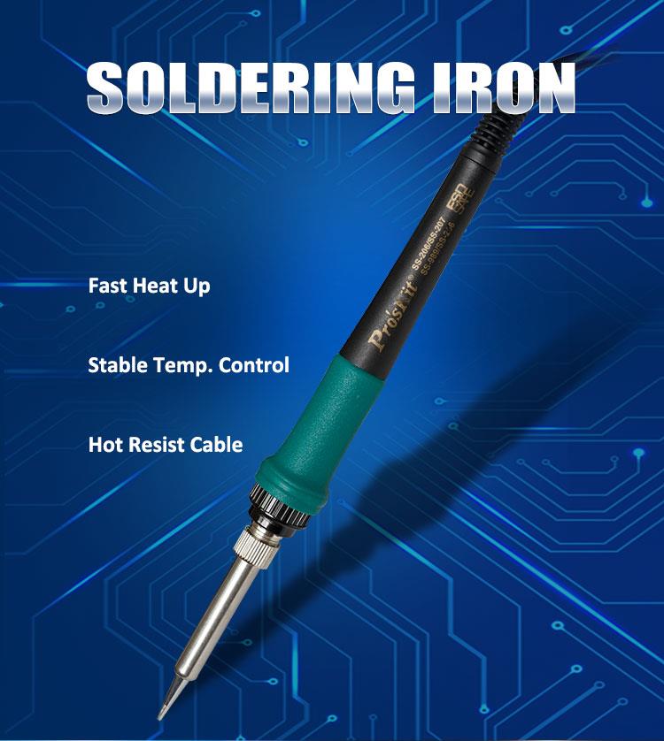 Станция за запояване и горещ въздух, SS-989B, 230VAC, 60W, LED, PRO'S KIT