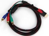Cable HDMI M-3RCA M, 1.8m - 1 - Vikiwat Cable HDMI M-3RCA M, 1.8m - 1