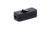 Switch button, 2A, 250VAC, black - 1 - Vikiwat Switch button, 2A, 250VAC, black - 1