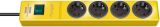 hugo! extension socket 4-way yellow 2m H05VV-F 3G1.5 - Vikiwat hugo! extension socket 4-way yellow 2m H05VV-F 3G1.5