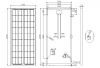 Соларен панел 100W, 12V, 5.39A, монокристален - 2