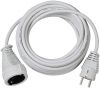 Quality extension cable 10m white H05VV-F 3G1,5
