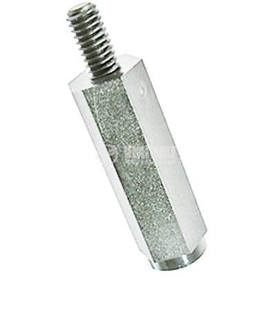 Дистанционна втулка, FIX-3-10, полиамид, 10mm, Ф 5mm