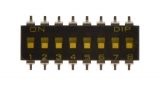 Микропревключвател DIP, 8 полюсен, SPST, ON-OFF, DMR-08-T-V