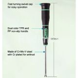 Spanner Security Screwdriver, SD2404-S4, 1x1.5mm, Cr-V - 2 - Vikiwat Spanner Security Screwdriver, SD2404-S4, 1x1.5mm, Cr-V - 2