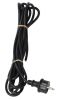 Power cord, rubber 3x0.75mm2, 4.5m with shockproof plug - Vikiwat Power cord, rubber 3x0.75mm2, 4.5m with shockproof plug